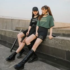 Juwas Final Battle Retro Gothic Punk T-Shirt CLOTHING