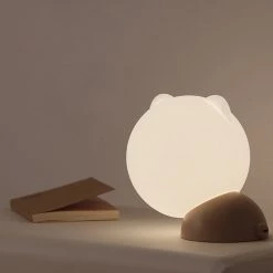Juwas Adorable Round Cat Warm Night Light NEW ARRIVAL