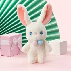 Juwas Cute Rabbit Plush Keychain