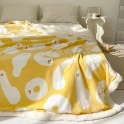 Juwas Duck Printed Yellow Blanket NEW ARRIVAL