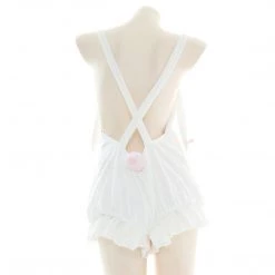 Juwas Pink Bunny Theme Lingerie Set