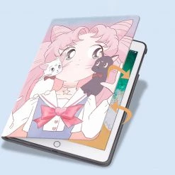 Juwas Kawaii Anime Girl IPad Case