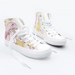 Juwas Anime Girl Pig Canvas High Cut Sneakers NEW ARRIVAL