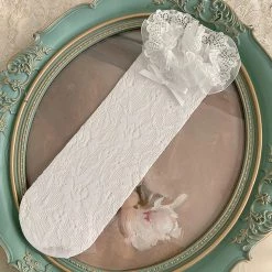 Juwas Princess Double Layers Lace Tulle Bowknot Lolita Stockings CLOTHING