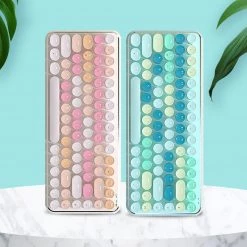 Juwas NEW ARRIVAL 2 Bluetooth Connection Wireless Mechanical Keyboard