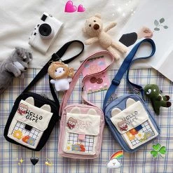 Juwas Hello Girl Embroidery Crossbody Bag HOME&LIFESTYLE