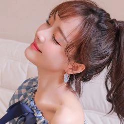 Juwas NEW ARRIVAL Cartoon Cat Irregular Silver Earrings