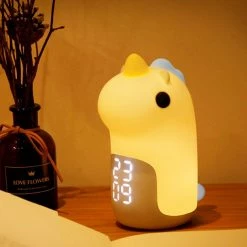 Juwas Unicorn Clock And Night Light