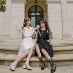 Juwas NEW ARRIVAL Angel And Reaper Midi Lace Dress 14 Juwas NEW ARRIVAL Angel And Reaper Midi Lace Dress