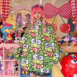 Juwas CLOTHING Harajuku Frog Coat