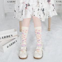 Juwas NEW ARRIVAL Lolita Princess Printed High Socks