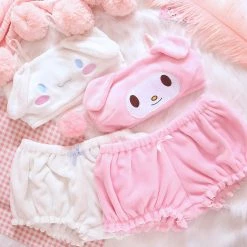 Juwas Cute Puppy Bunny Ears Pajamas Set CLOTHING
