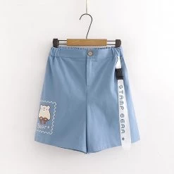 Juwas Stamp Bear Print T-shirt Shorts NEW ARRIVAL