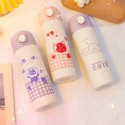 Juwas Cute Cartoon Print Thermos Bottle NEW ARRIVAL