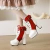 Juwas Chic Victorian Lolita Heel Martin Boots