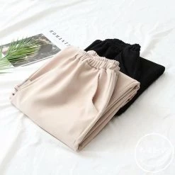 Juwas Japanese Basic Chic Casual Wide-Leg Square Pants NEW ARRIVAL