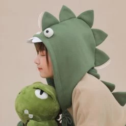-Juwas Little Dinosaur Huge Pocket Hoodie NEW ARRIVAL