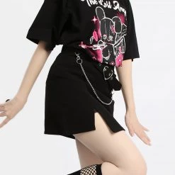 Juwas Irregularity Chain Short Skirts NEW ARRIVAL