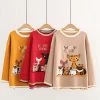 Juwas CLOTHING Sweet Home Animals Embroidery Sweater