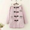 Juwas.com Online Store Kawaii Cat Embroidered Plush Hooded Coat NEW ARRIVAL 1 Juwas.com Online Store Kawaii Cat Embroidered Plush Hooded Coat NEW ARRIVAL