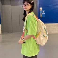 Juwas Cartoon Animal Print Round Collar Cotton T-shirt 14 Juwas Cartoon Animal Print Round Collar Cotton T-shirt