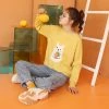 Juwas Kawaii Rabbit Eating Carrots Pastel Sweater