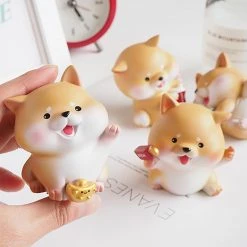 Juwas Mini Shiba Inu Ornaments Set