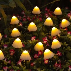 Juwas Solar Powered Mushroom Lights