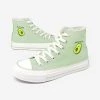 Juwas Ulzzang High-Cut Green Avocado Sneakers