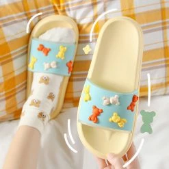 Juwas NEW ARRIVAL 3D Bears Summer Sandals