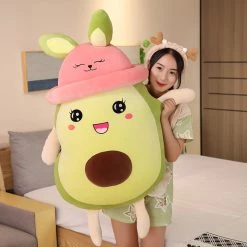 Juwas NEW ARRIVAL Green Avocado Plush Toy With Blanket