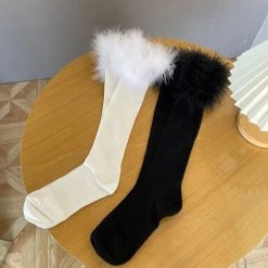 Juwas NEW ARRIVAL Pure Color Knit JK Stockings