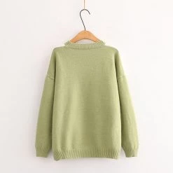 Juwas Mice Two-Toned Cotton Sweater
