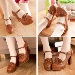 Juwas.com Online Store Sweet Vintage Lolita High Heels Shoes NEW ARRIVAL