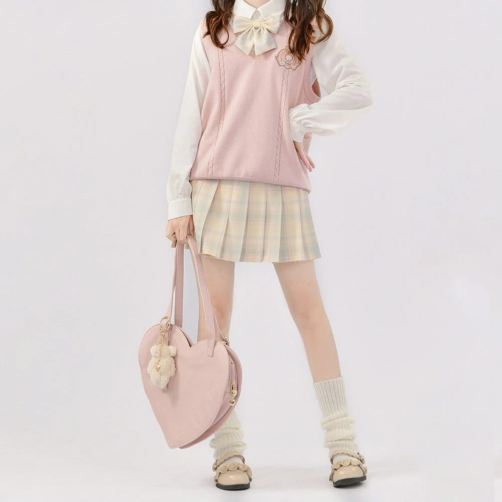 Juwas Kawaii School Uniform Knitted Vest NEW ARRIVAL 7 Juwas Kawaii School Uniform Knitted Vest NEW ARRIVAL