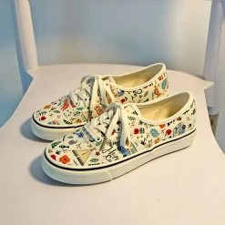 Juwas NEW ARRIVAL Ulzzang Graffiti-art Canvas Sneaker