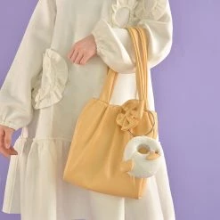 Juwas Bow Knot Goose Tote Bag