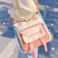 Juwas āOpen My LoveāCanvas Shoulder Bag