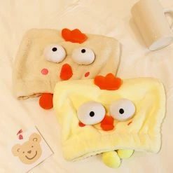 Juwas Cute Chicken Hair Drying Towels Cap NEW ARRIVAL