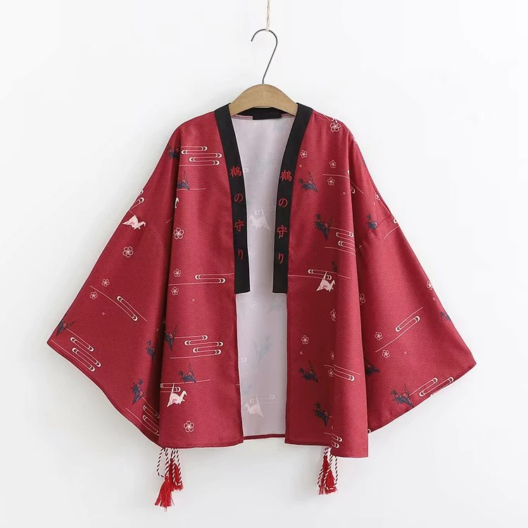 Juwas.com Online Store Japanese Crane Theme Kimono 4 Juwas.com Online Store Japanese Crane Theme Kimono