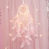 Juwas.com Online Store Kawaii Feather Dreamcatcher With Light