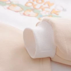 Juwas Cute Lemon Duck Print Pocket Hoodie