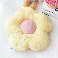 Juwas NEW ARRIVAL Kawaii Pastel Flowers Soft Chair Cushion