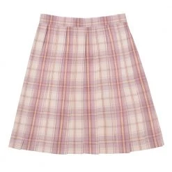 Juwas NEW ARRIVAL Kawaii School Uniform Pink Plaid Mini Skirt 13 Juwas NEW ARRIVAL Kawaii School Uniform Pink Plaid Mini Skirt