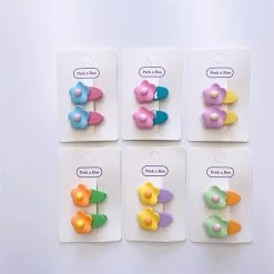 Juwas Cute Flower Hair Clips