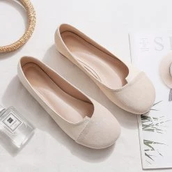 Juwas NEW ARRIVAL Pure Color Flats Shoes