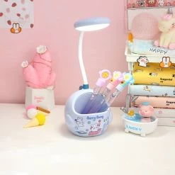 Juwas Bunny Pen Holder Spotlight Night Lamp