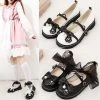 Juwas Lolita Girl Cat Paw Uniform Shoes