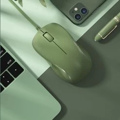 Juwas NEW ARRIVAL Cute Pastel Color Wired Mouse