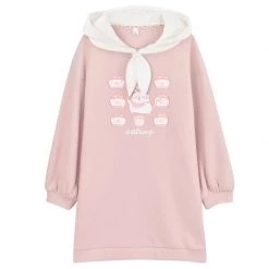 -Juwas NEW ARRIVAL Playing Eating Sleeping Best Friends Long Hoodie